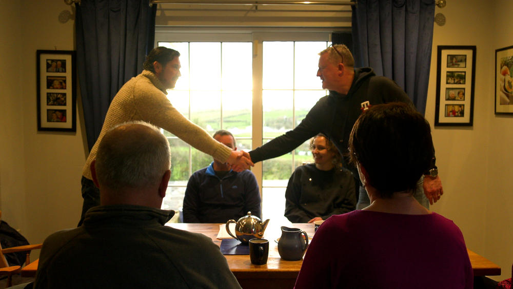 Hand shake Hand shake