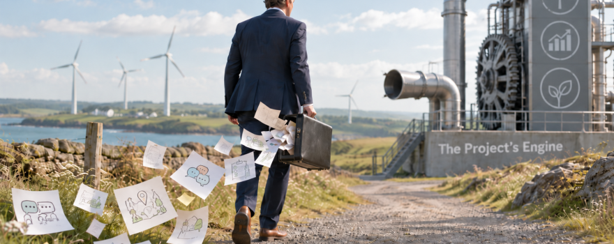 Engagement happens but disconnected from a consequential decision. The mechanism to gather the data exists, but the pipeline to actually pipe that feedback into the project's rigid engine is completely missing. It's a structural failure, not an interpersonal one.